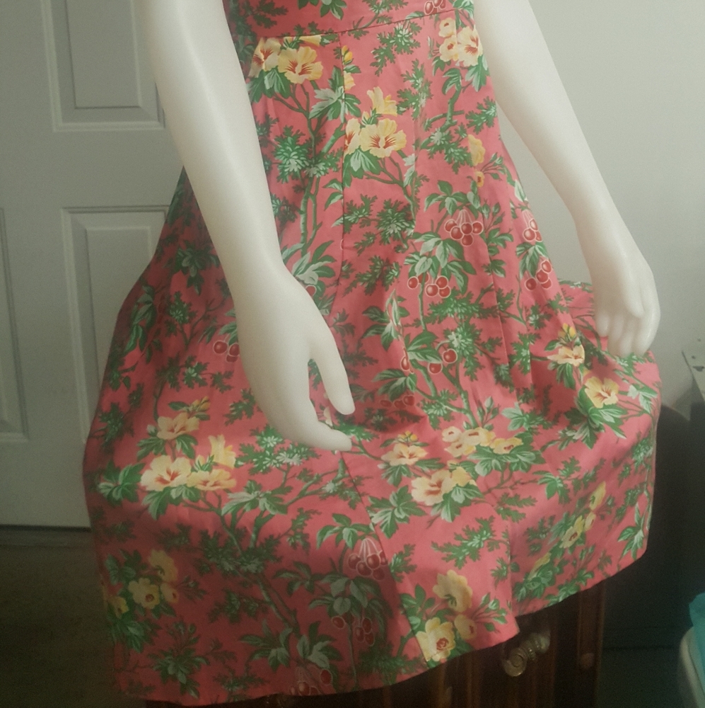 Cherry Velvet Danielle Dress